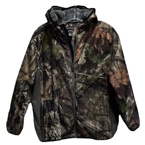 Nomad Realtree Hunting Youth Zip Up Hooded Jacket Sz YXL Sherpa Lined Pockets